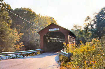 Chiselville Bridge. Photo by Liz Keating, September 14, 2005